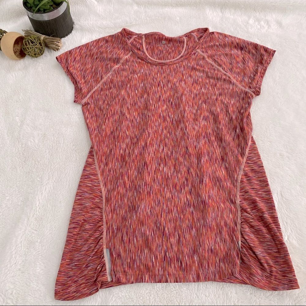 Athleta Activewear Short Sleeved Top Size Small